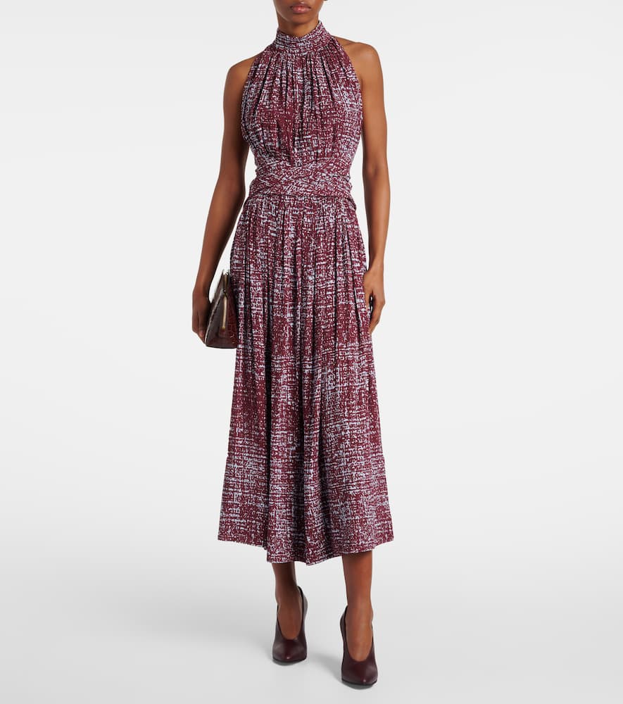 Lola printed midi dress