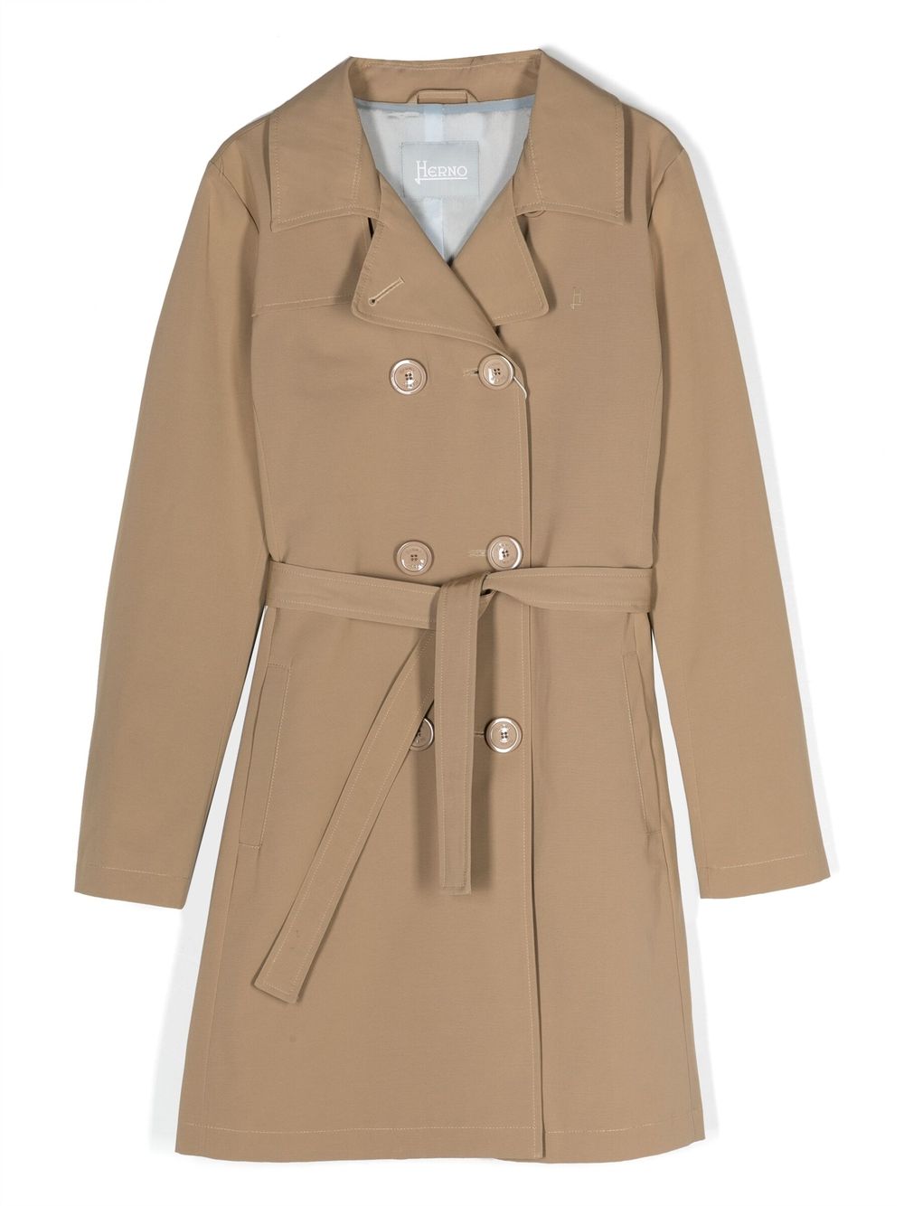Double-breasted trench coat - Brown