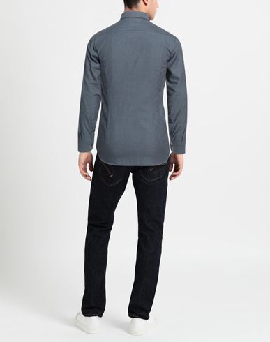 Argento Man Shirt Slate blue Size 17 ½ Cotton