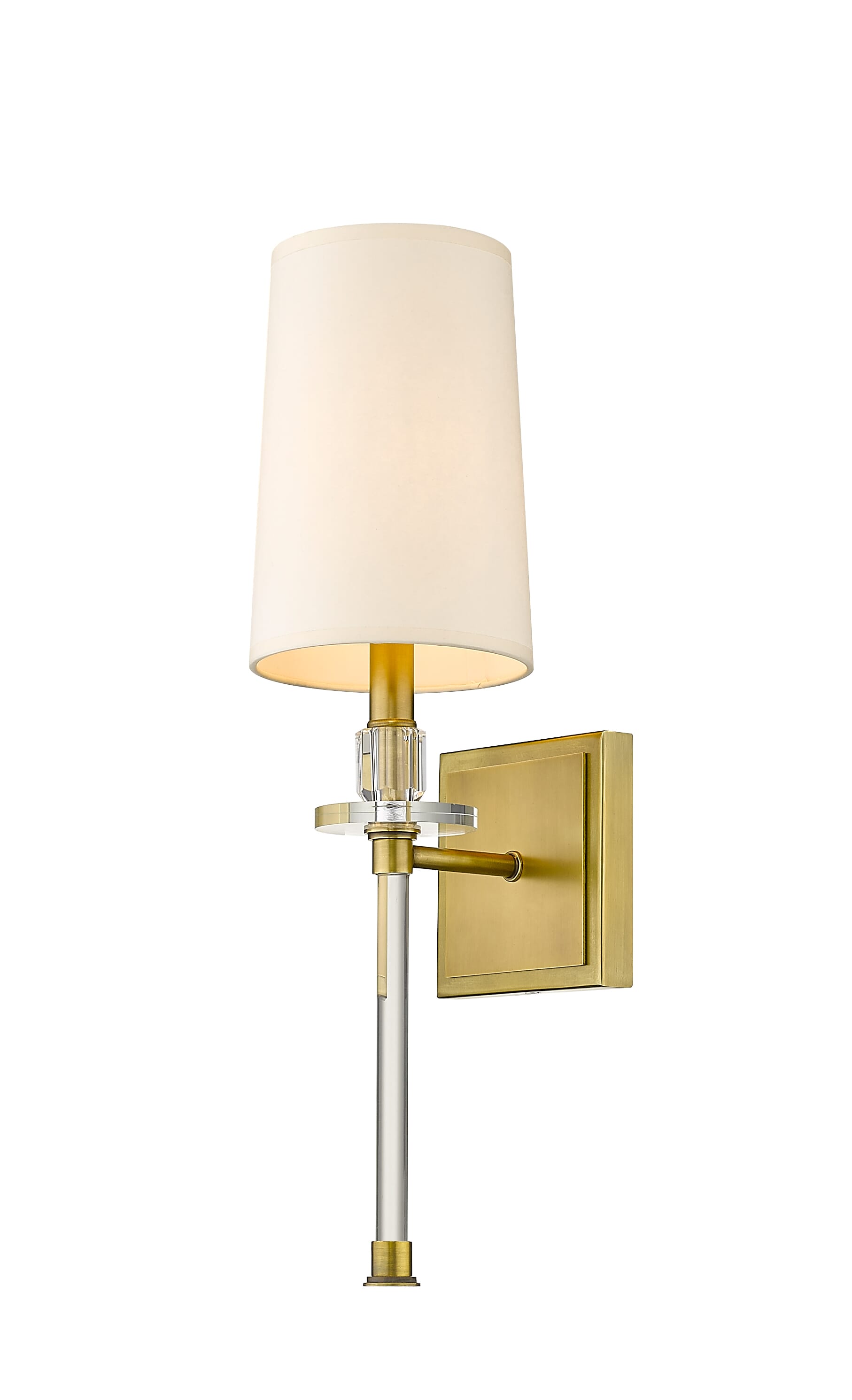 Sophia 1-Light Wall Sconce In Rubbed Bra