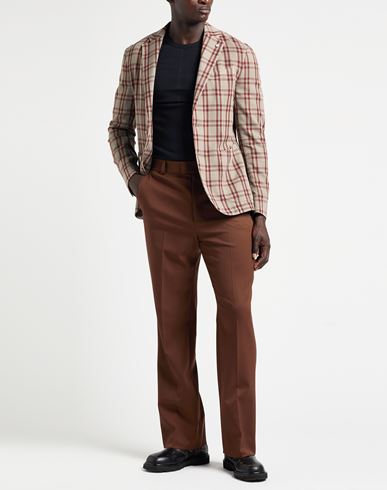 L. b.m. 1911 Man Blazer Taupe Size 42 Cotton, Linen, Silk