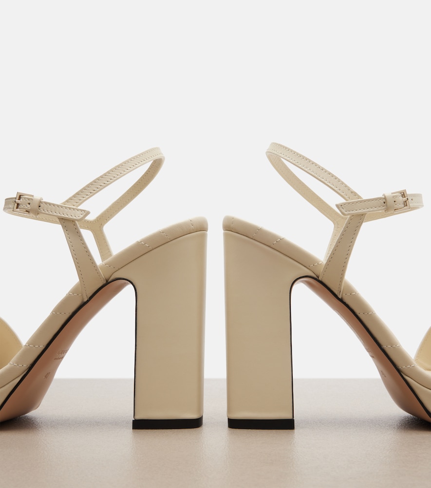 New Marmont GG leather sandals