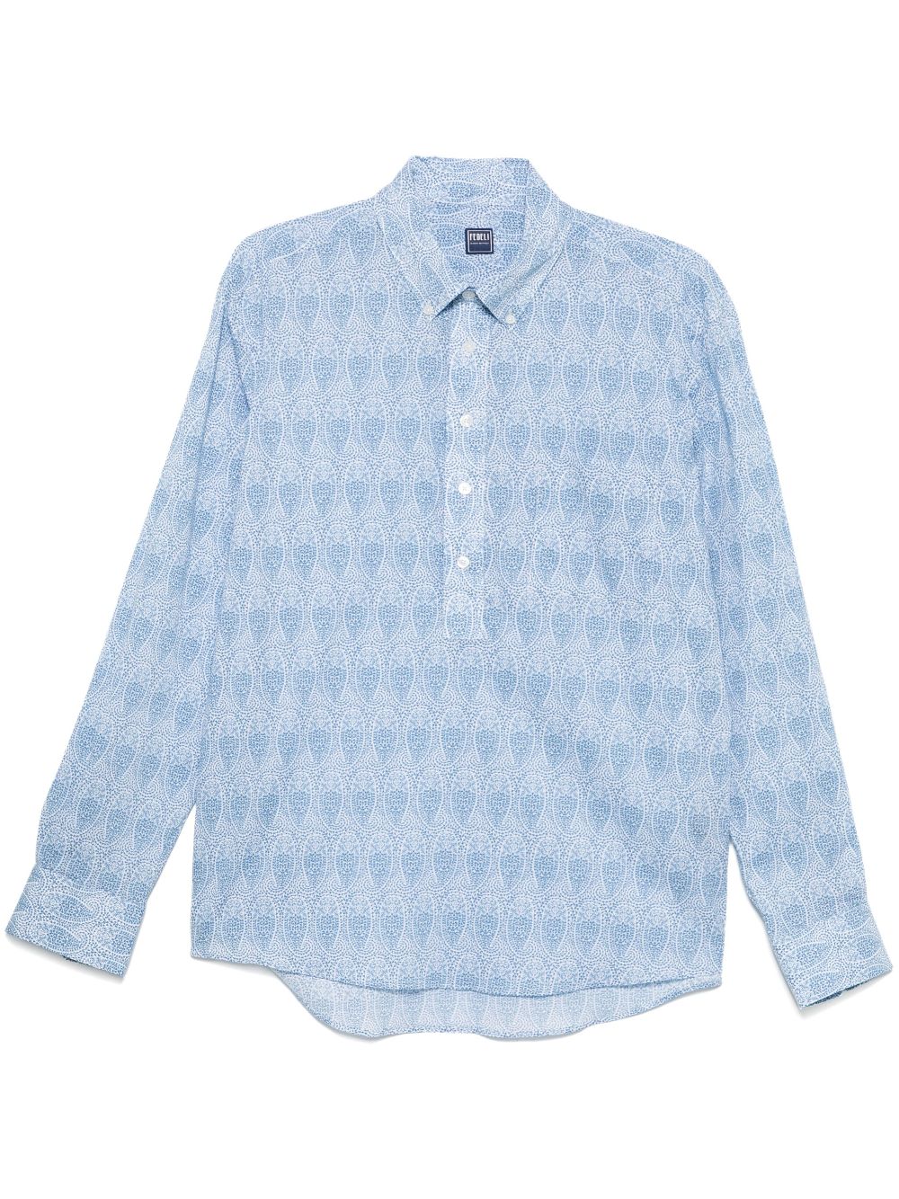 Paisley-print shirt - White
