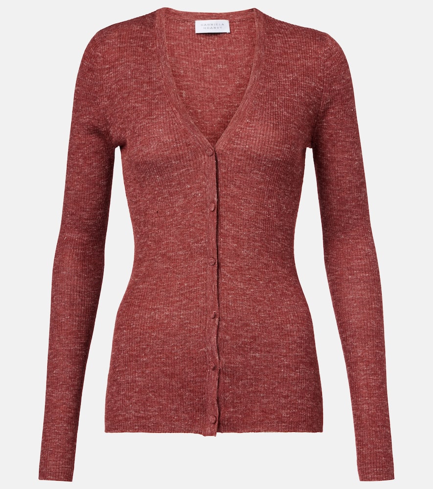 Aiste cashmere, silk, and hemp cardigan