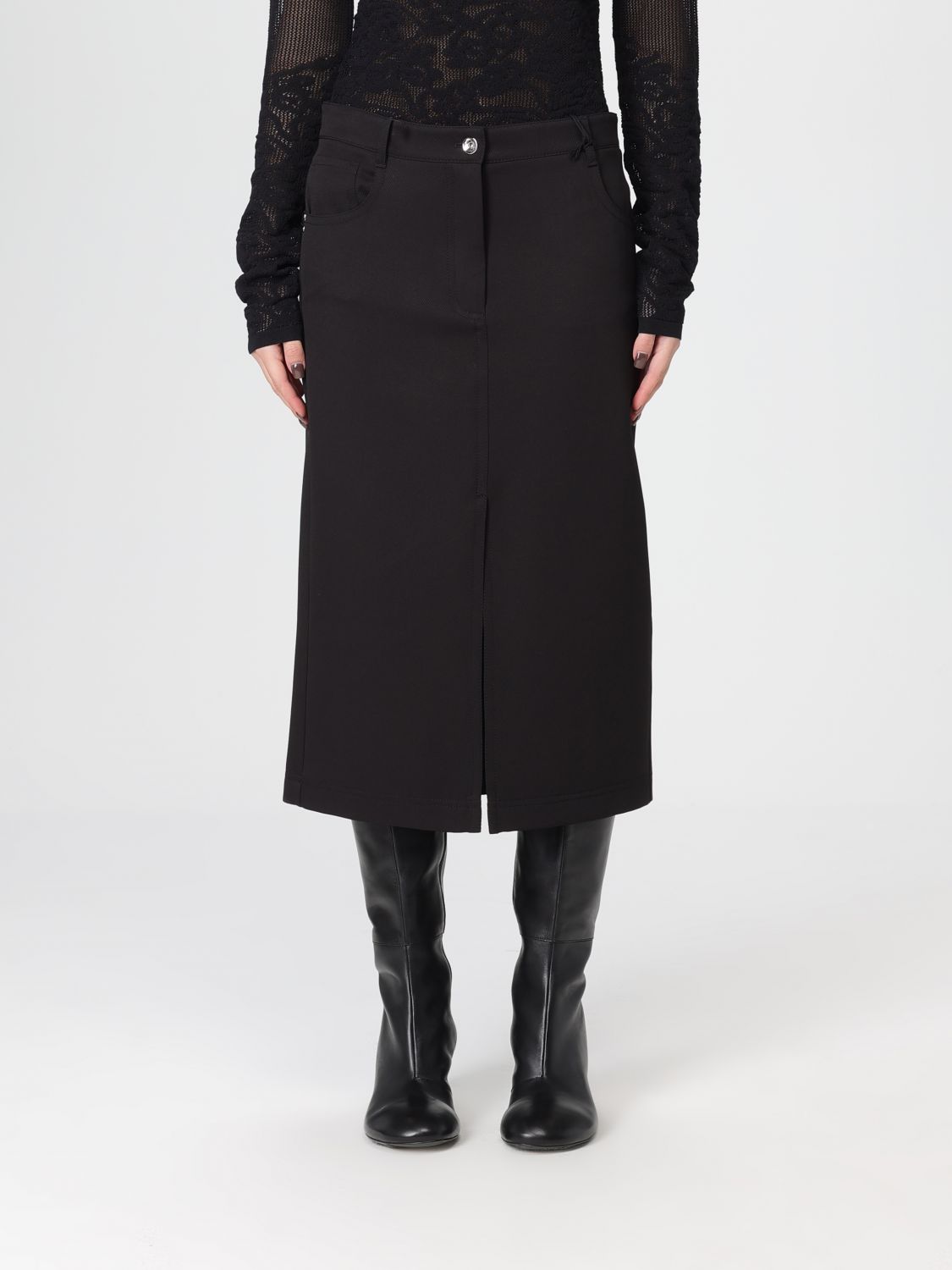 Skirt Woman color Black