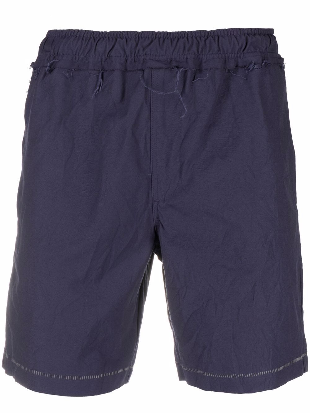 Elasticated waistband track shorts - Purple