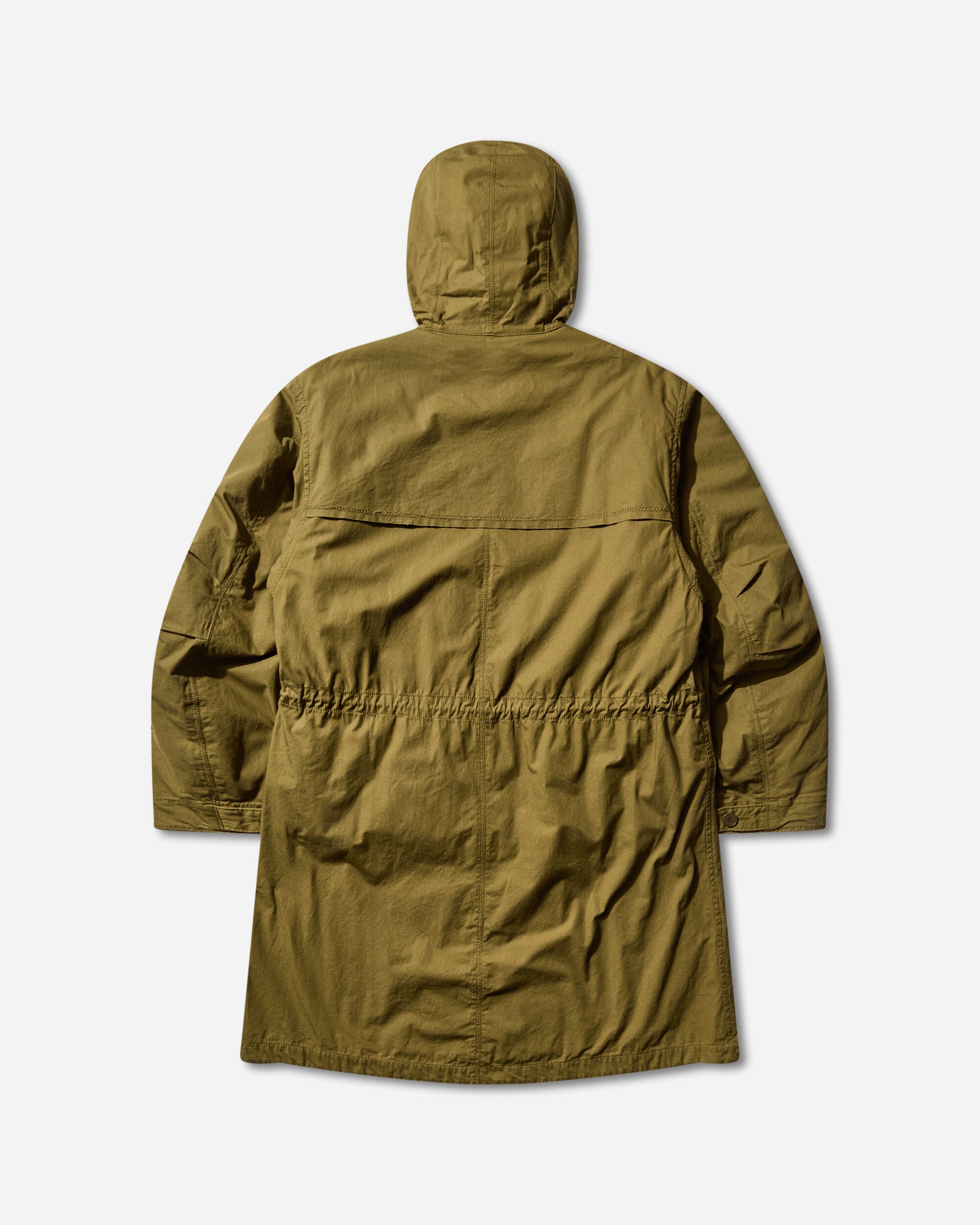 Men s Patches Parka Jacket Khaki Green