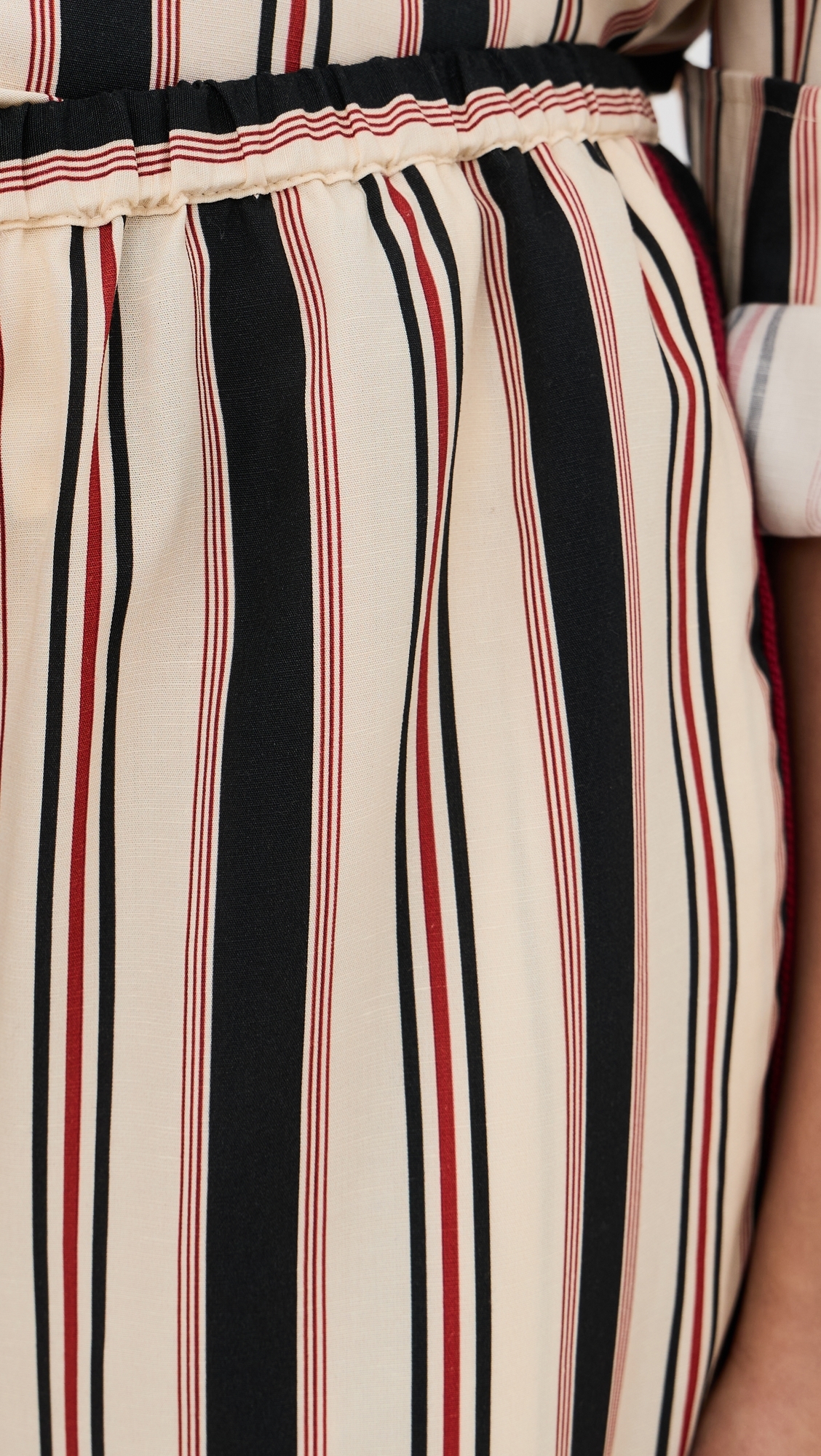 The Horizon Pants Beige Stripe
