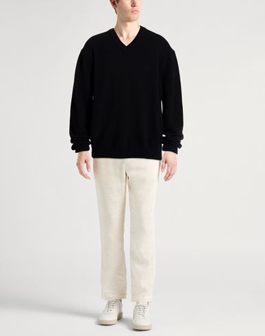 Man Sweater Black Size XXL Wool, Cashmere