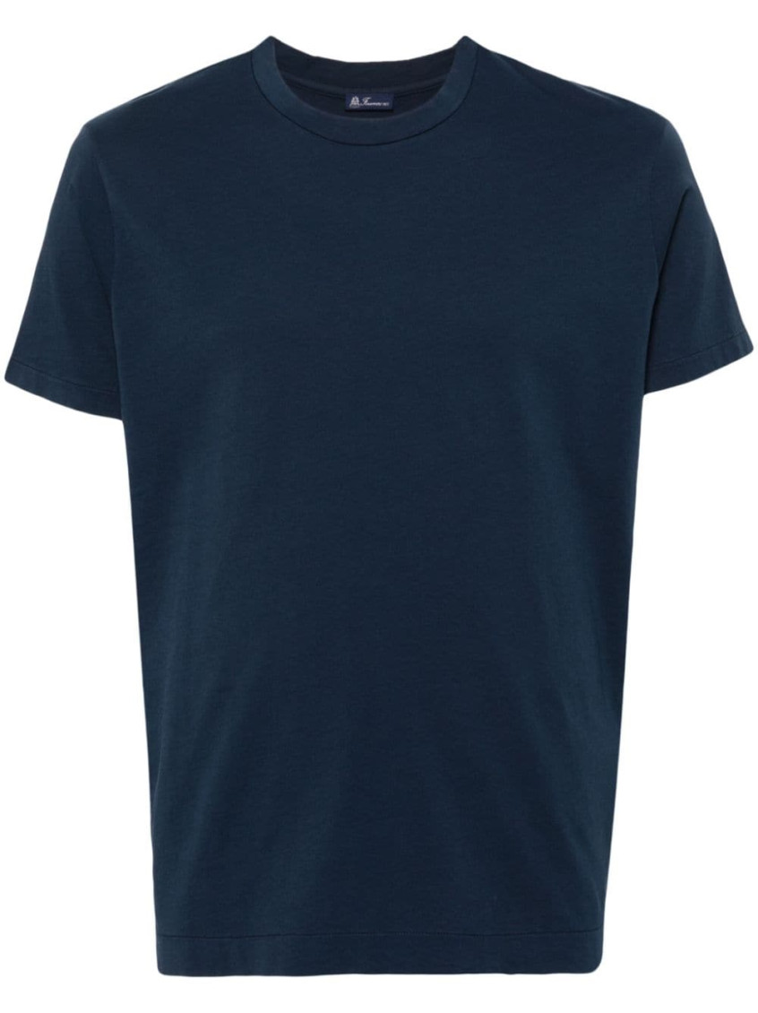 Navy Blue Roundneck Solid T-Shirt
