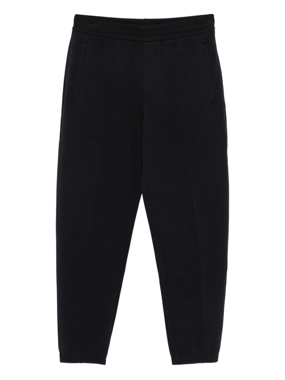 Logo Cotton Joggers — Black
