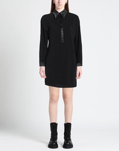 Virna Drò Woman Mini dress Black Size 4 Polyester, Elastane