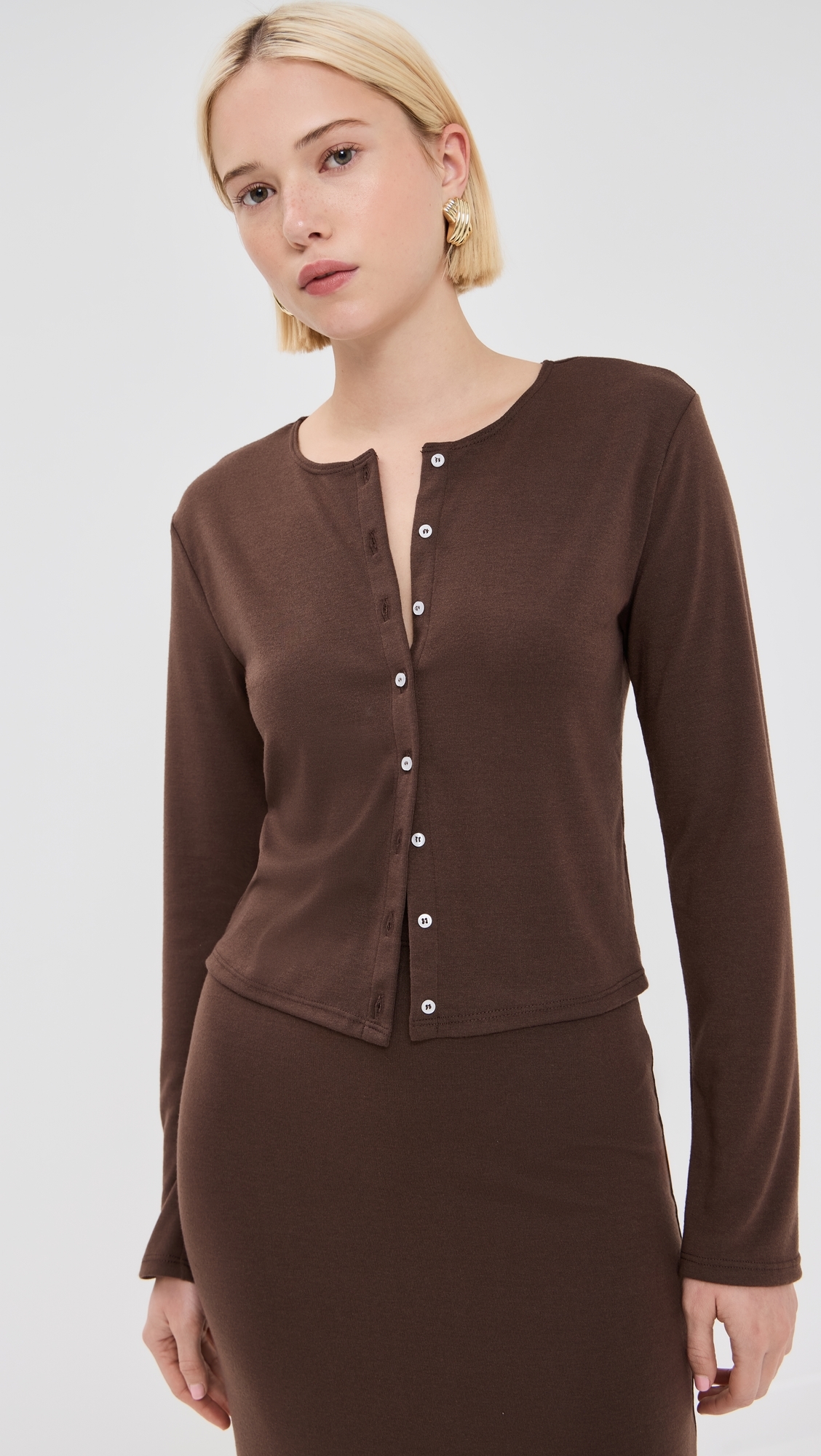 Eloise Cardigan Chocolate
