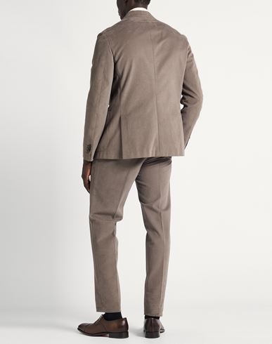 By Slowear Man Suit Taupe Size 36 Cotton