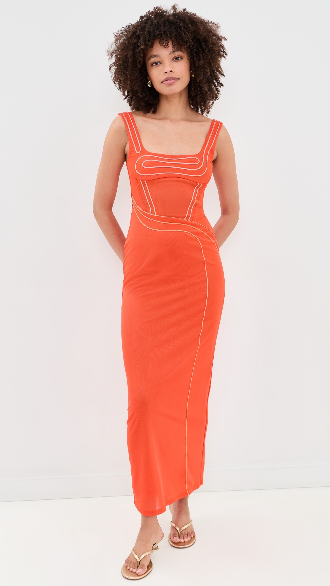Bexley Maxi Dress Pomegranate