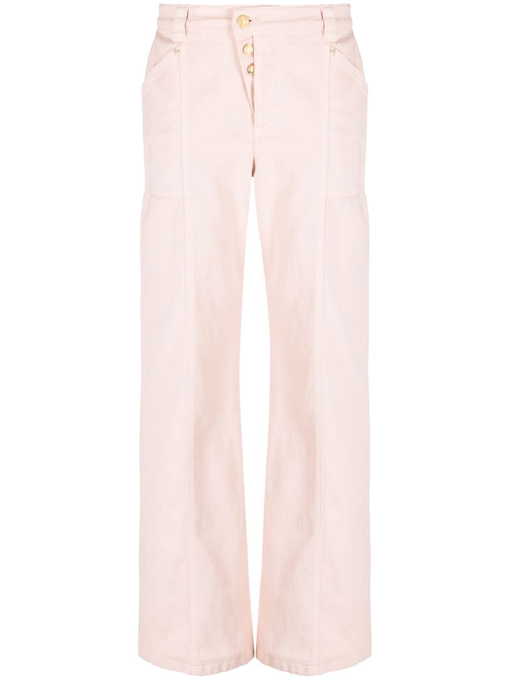 Straight-leg trousers - White