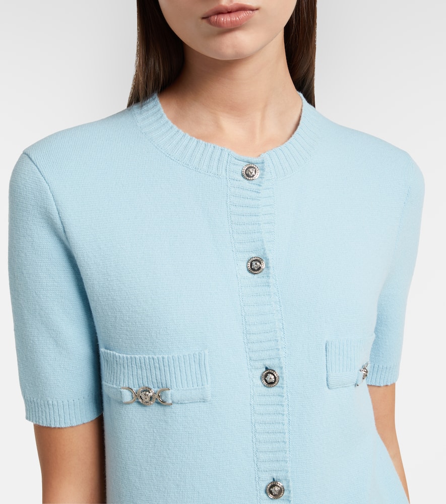 Medusa wool and cashmere shirt dress