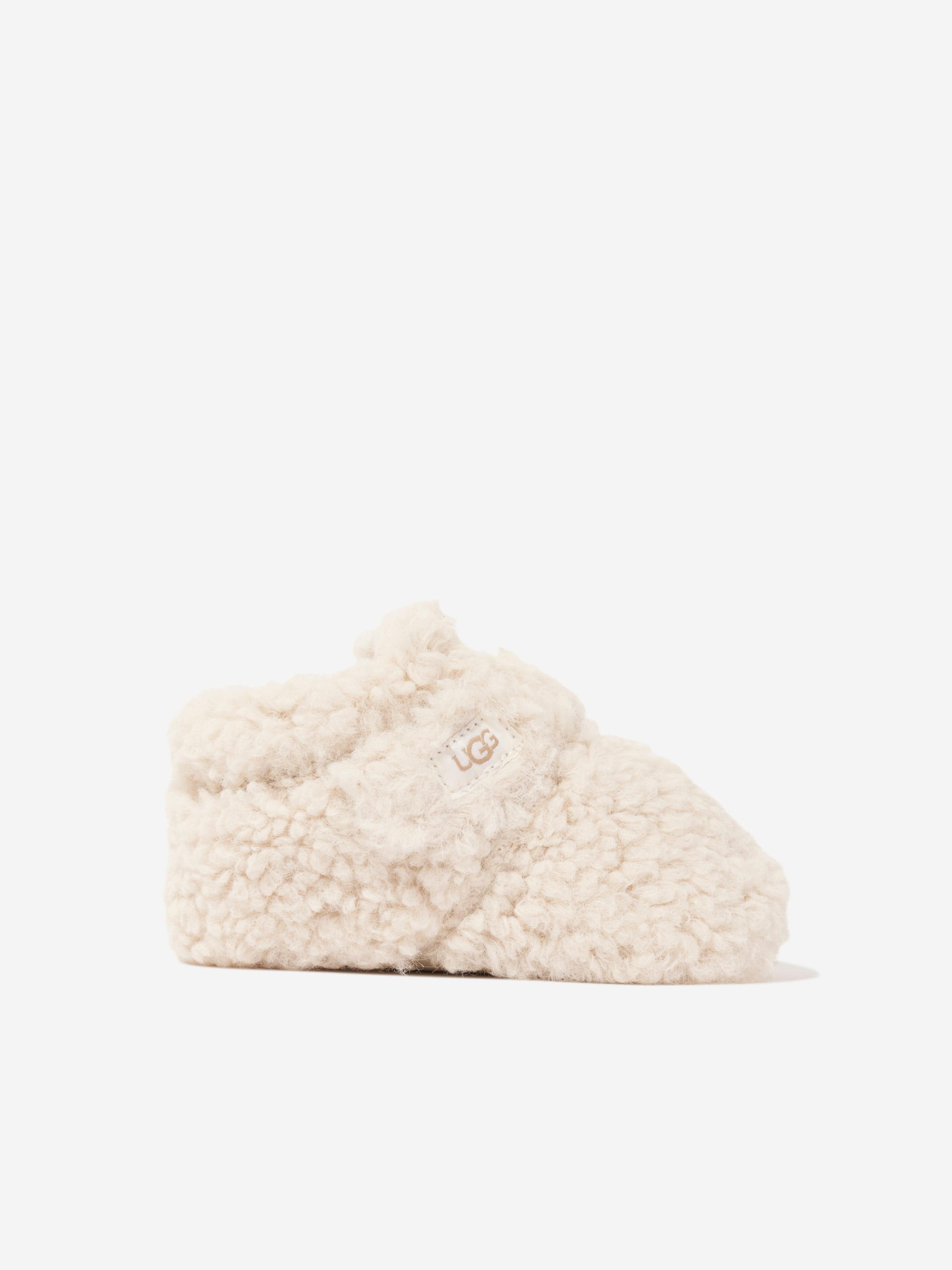 Baby Faux Fur Bixbee Booties in Ivory EU 16 UK 0.5 US 0 - 1 By Childsplay Clothing