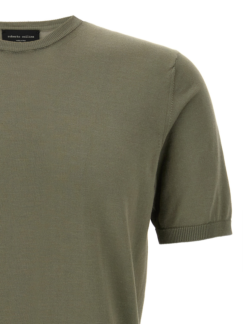 Green Knitted T-shirt