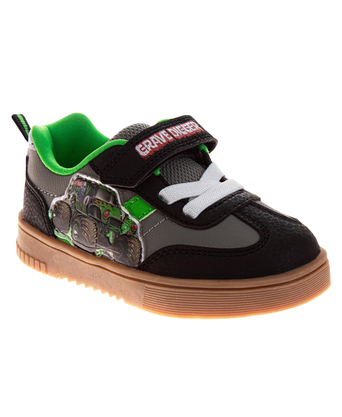 Little Boys Comfortable Casuals Sneaker - Black grey