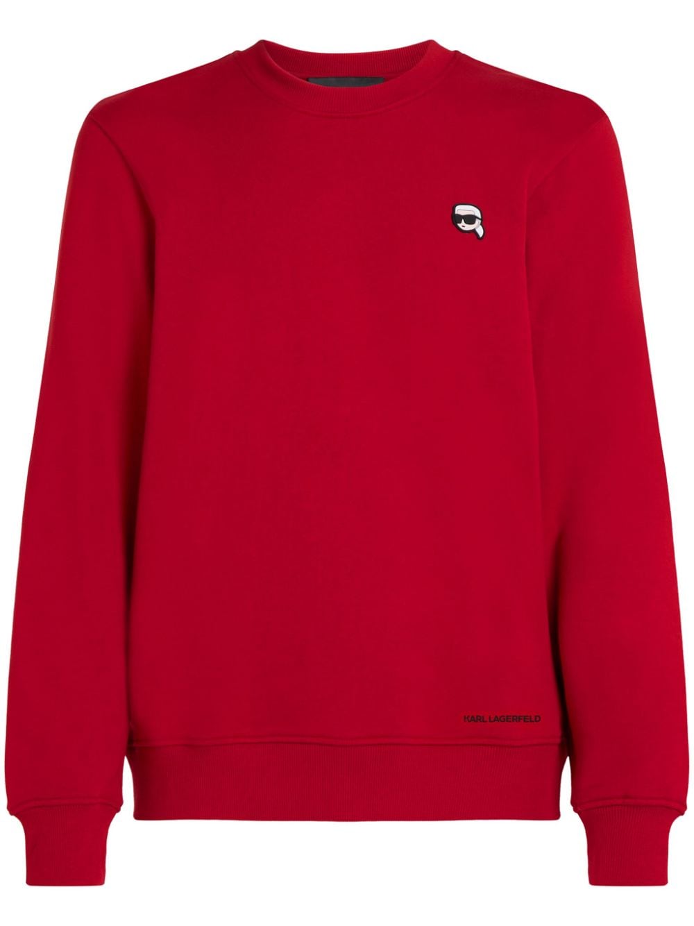 Ikonik Karl organic-cotton sweatshirt - Red