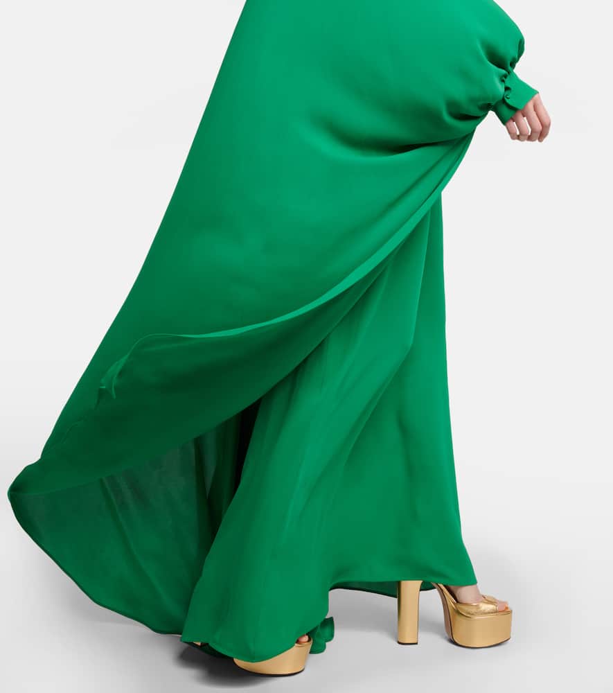 Valentino Caped cady couture gown
