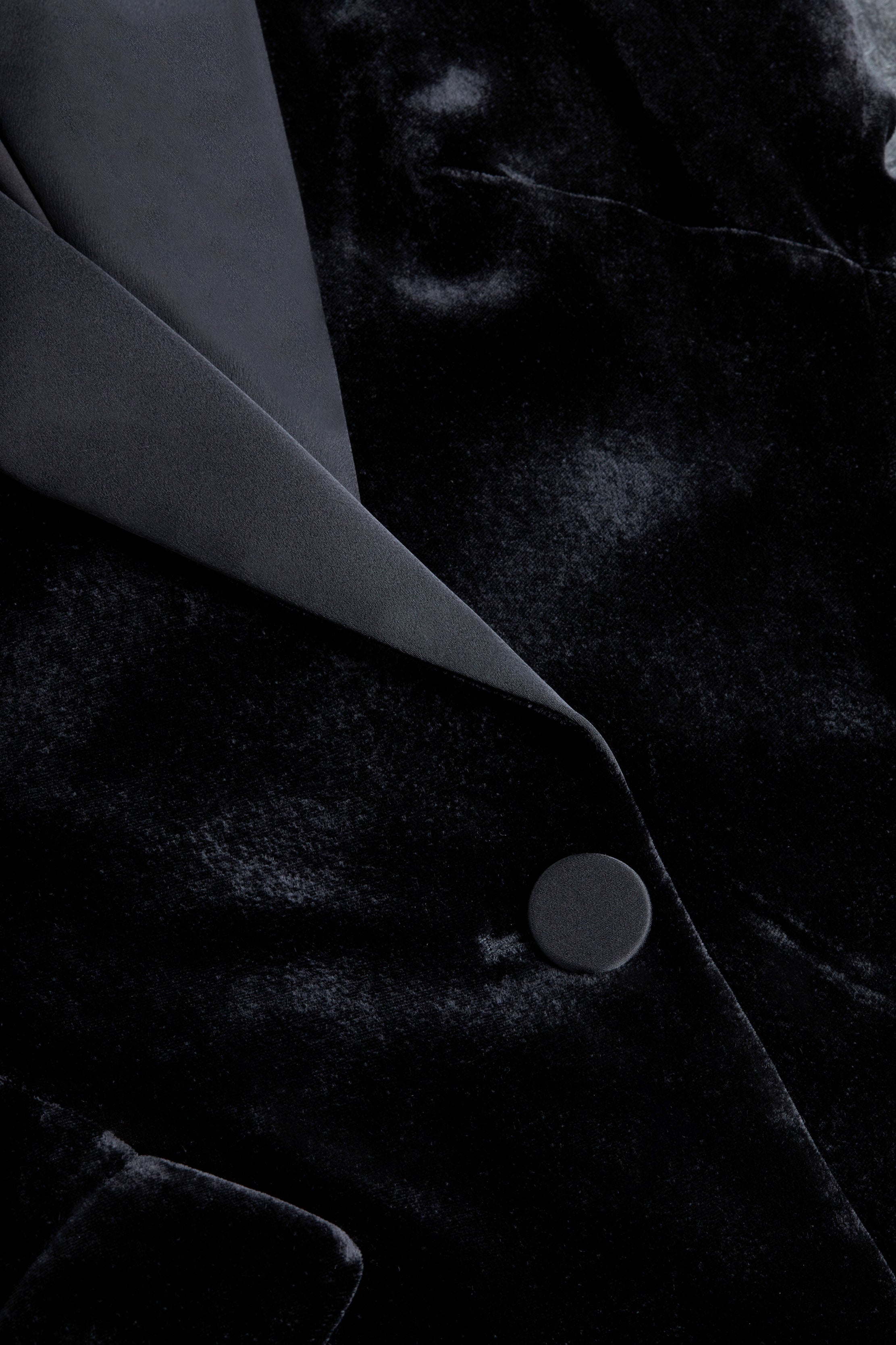 Sheila Velvet Blazer In Black