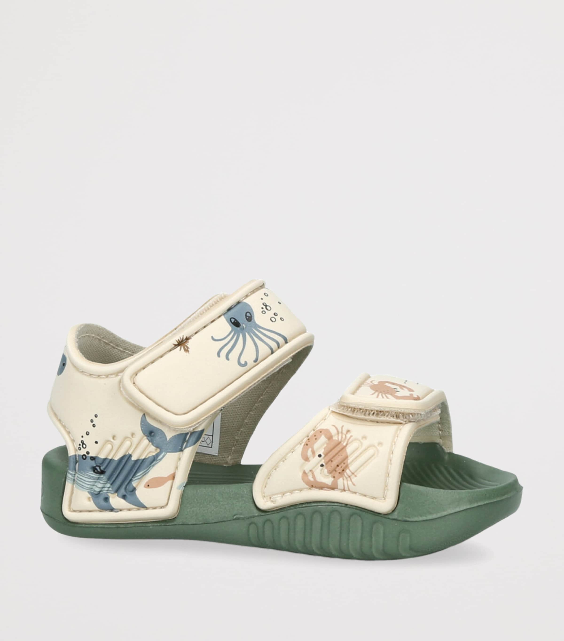 Graphic Print Blumer Sandals