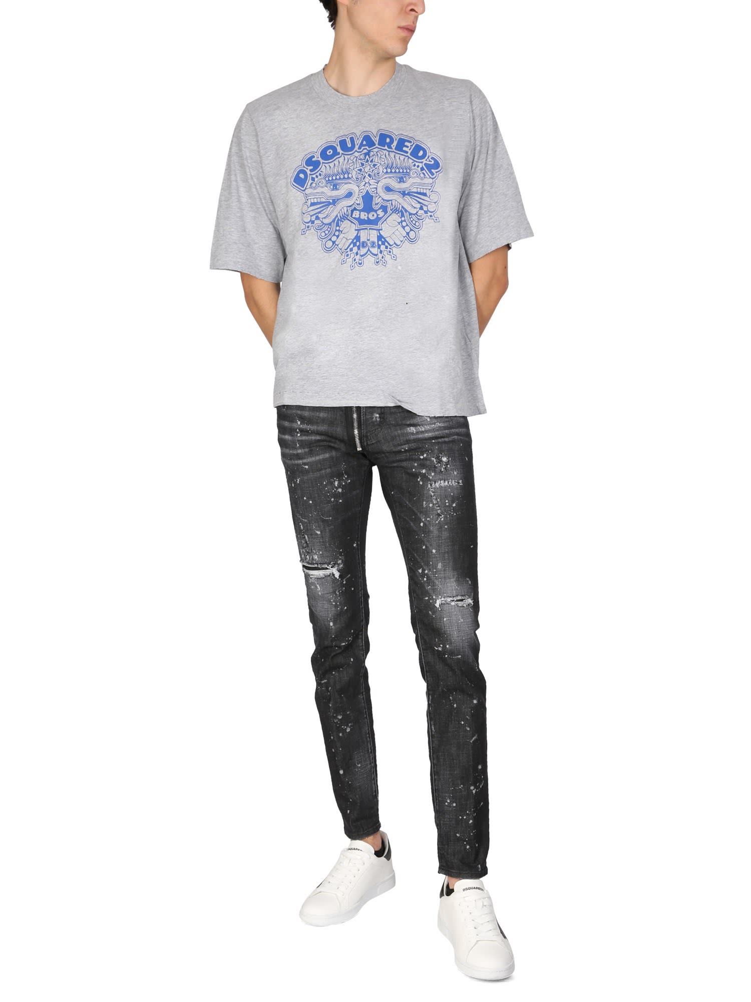 Graphic-logo print T-shirt