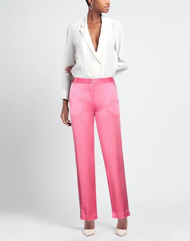 Act N°1 Woman Pants Fuchsia Size 6 Acetate, Viscose