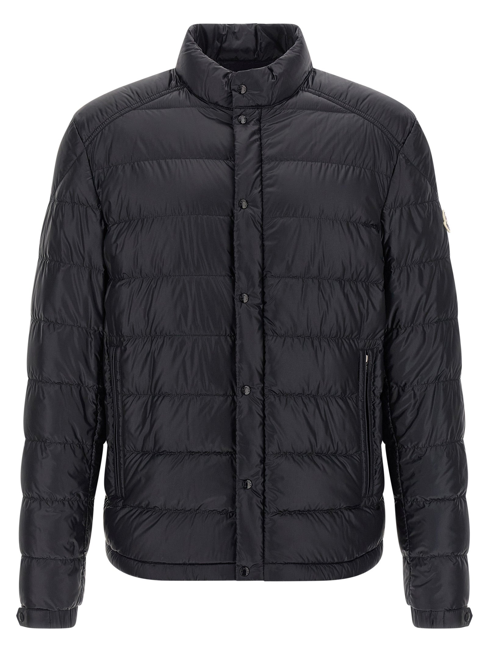 Goose Down Quilted Down Jacket — Black