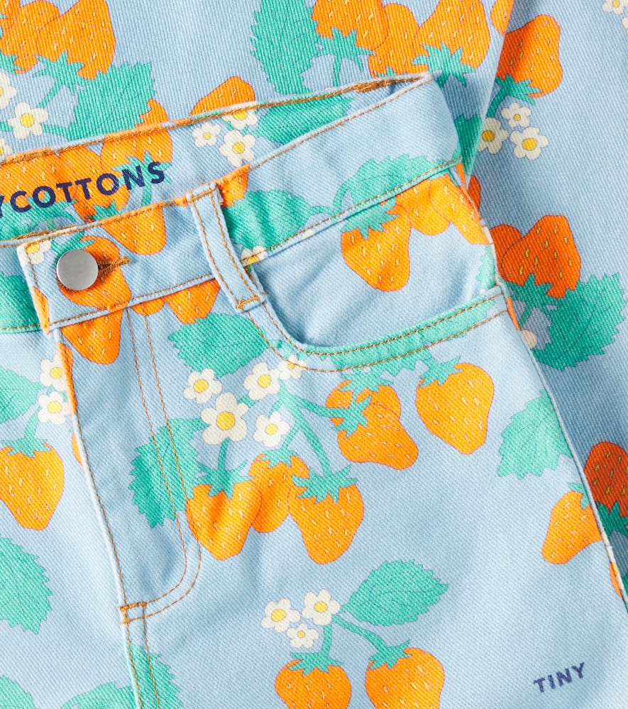 Tinycottons Strawberries straight jeans