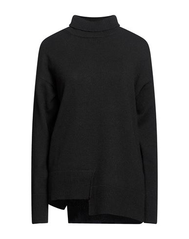 Woman Turtleneck Black Size 8 Wool, Viscose, Polyamide, Cashmere