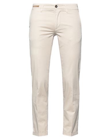 Re_hash Man Pants Beige Size 38 Cotton, Elastane