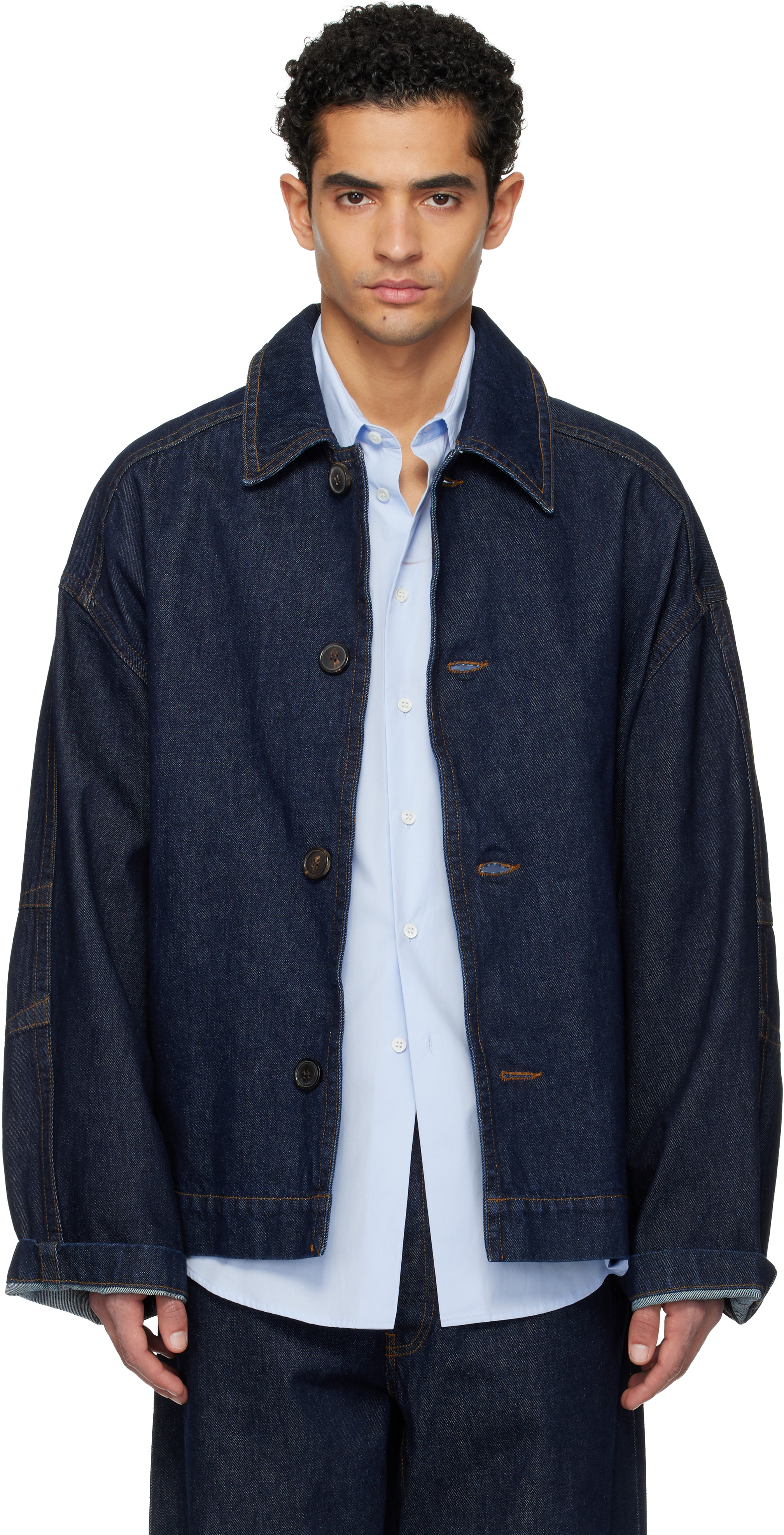 Navy Heavyweight Denim Jacket