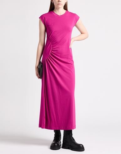 Alpha Studio Woman Maxi dress Magenta Size 6 Cotton, Elastane