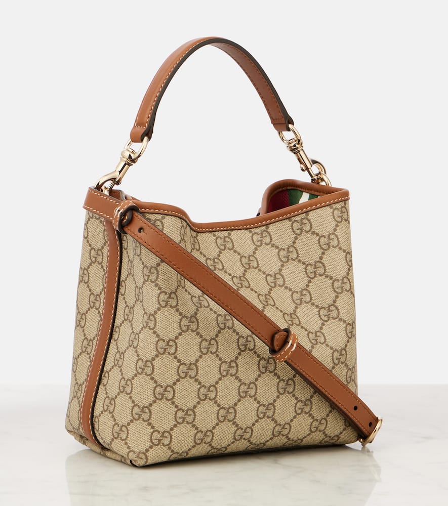 Gucci GG Emblem Small bucket bag