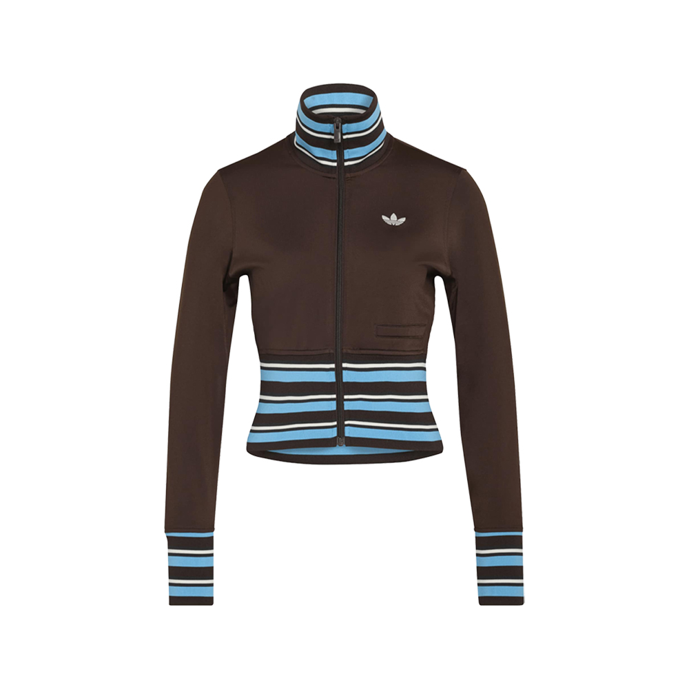 Vintage Track Top High Knitted Ribs