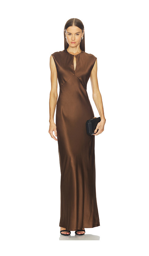 Veronica Beard Nelzy Dress in Walnut. 2 also