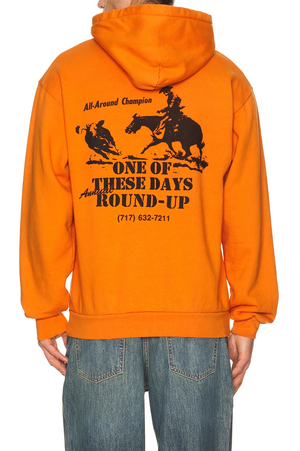 ONE OF THESE DAYS Round Up Pullover Hoodie in Orange - Orange. L also in M, S, XL/1X, XXL/2X