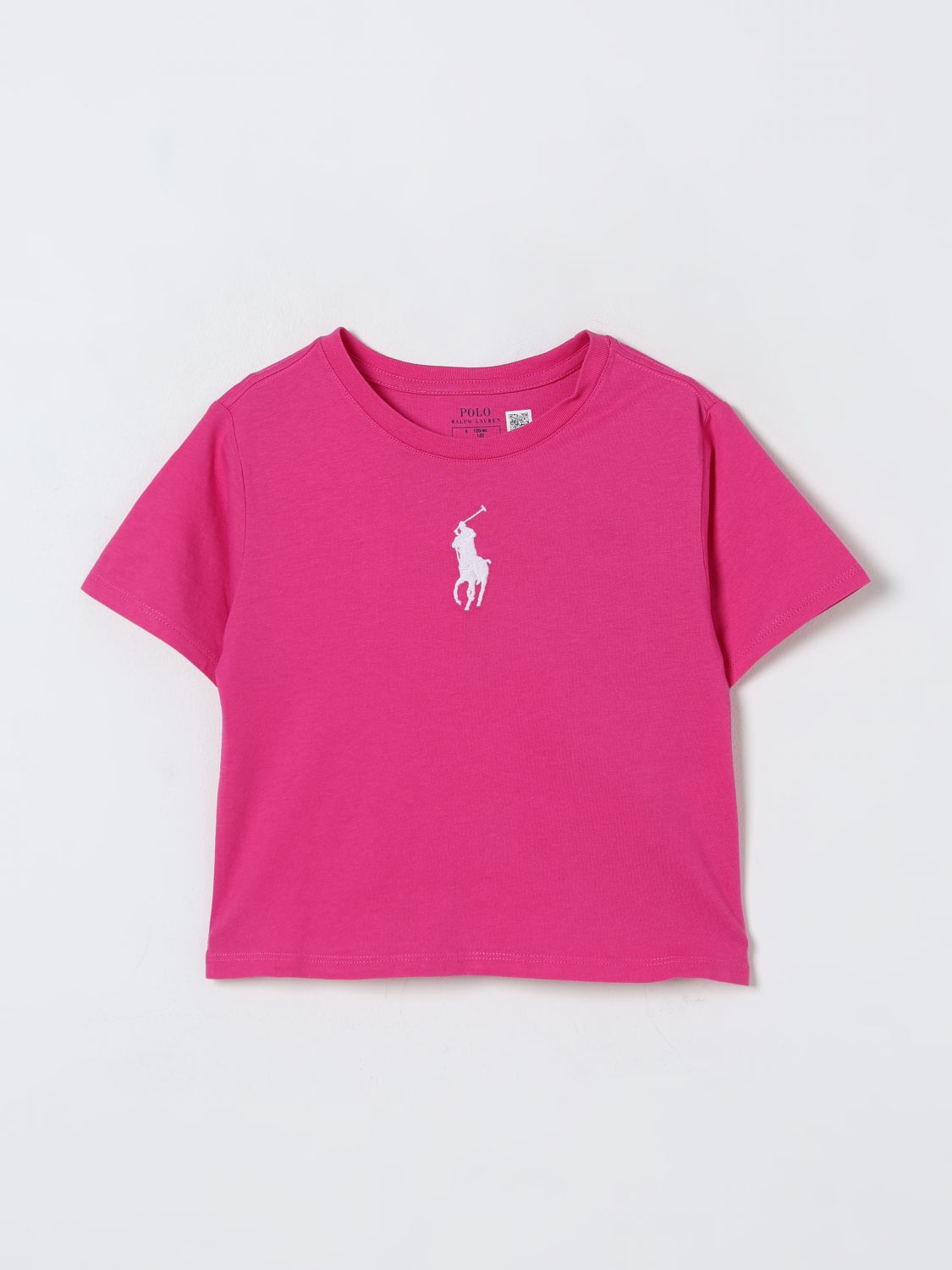 T-Shirt POLO RALPH LAUREN Kids color Fuchsia