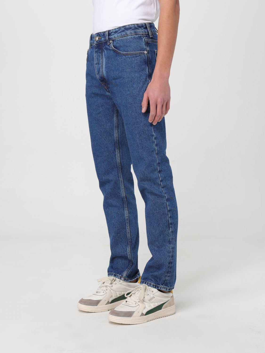 Jeans Men color Gnawed Blue