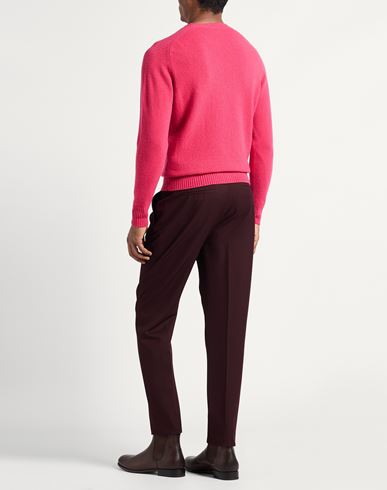 Man Sweater Fuchsia Size 40 Cashmere