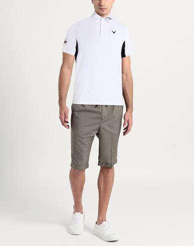 Man Polo shirt Off white Size XS Polyester, Recycled polyester, Elastane