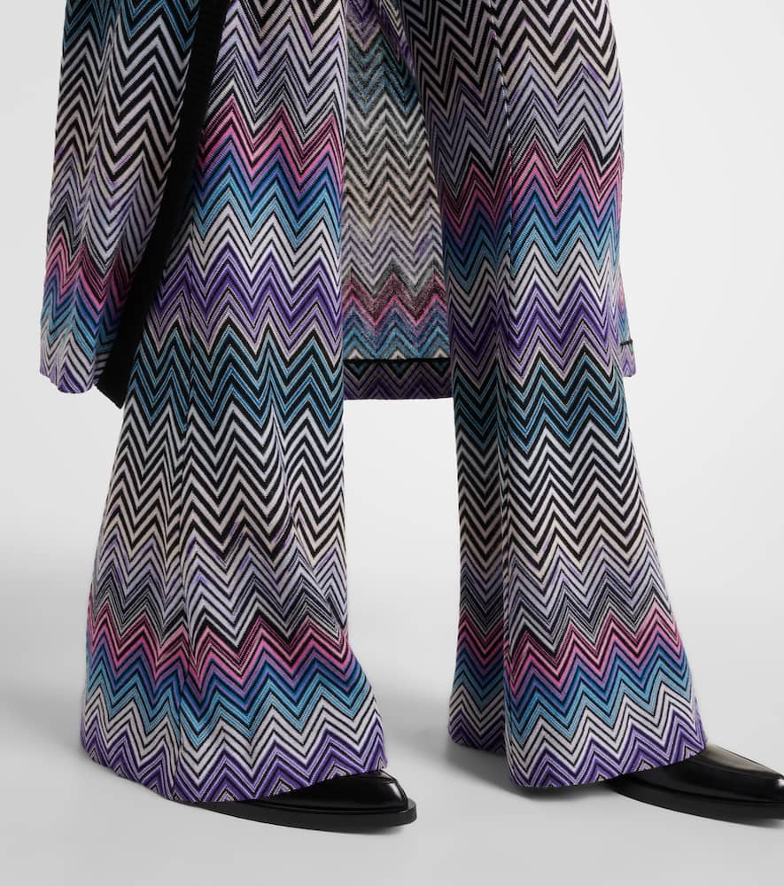 Zig Zag flared pants