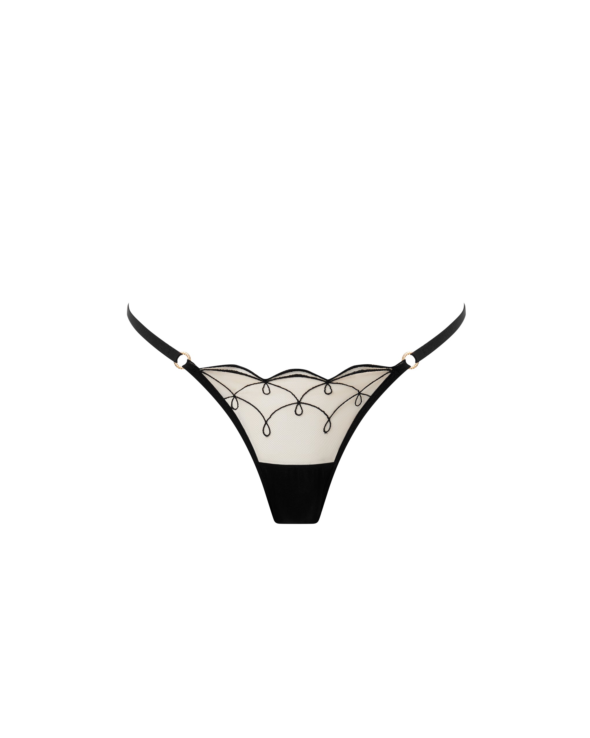Bluebella Marceline Panty Black/Sheer
