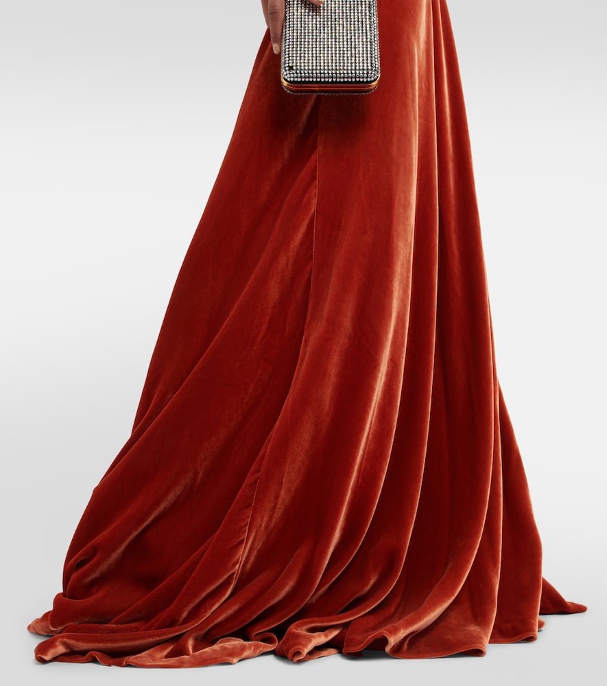 Velvet gown