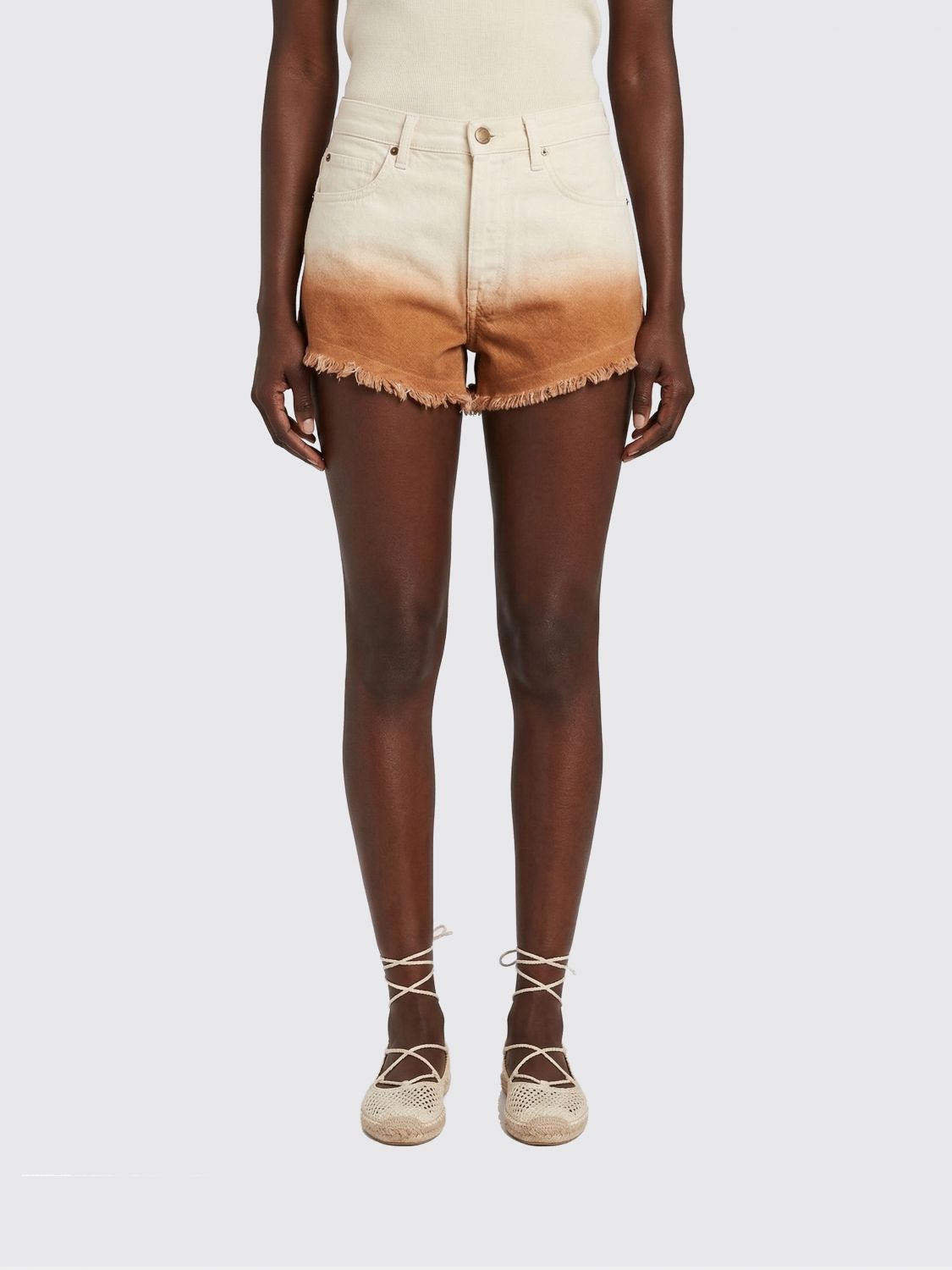 Shorts Woman color Brown
