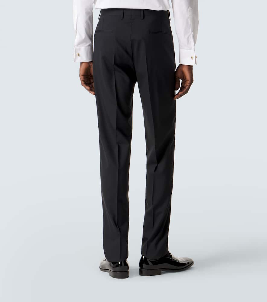 Wool tuxedo pants