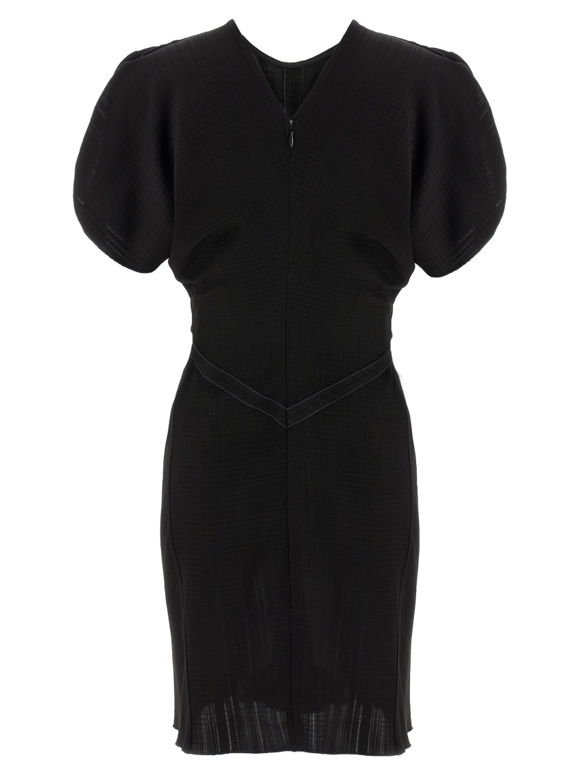 Gathered Waist Mini Dress